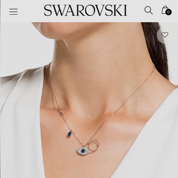 Swarovski Evil Eye Pendant & Hamsa Hand Pendant (SOLD SEPARATELY) - Picture 4 of 5